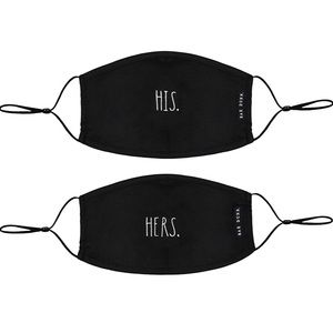 Rae Dunn Set of His and Hers Face Masks NWT
